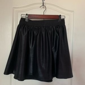 ASOS mini Aline skirt - shiny black